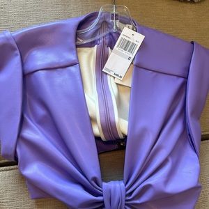 A.L.C Lexi Coated Cut-Out Mini Dress